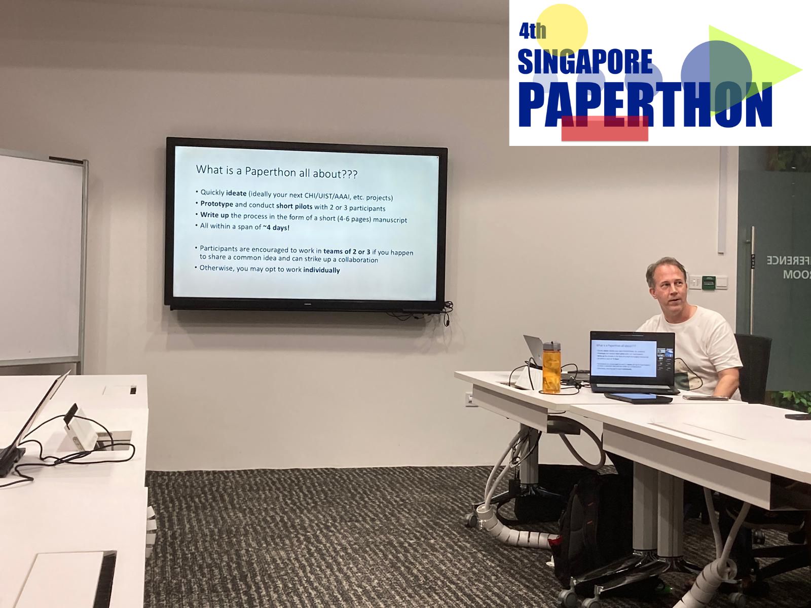 Read more about the article 4th (SSI & Singapore HCI) Paperthon